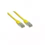 Networking kaabel Alcasa 1m Cat6 RJ-45 S/FTP kollane