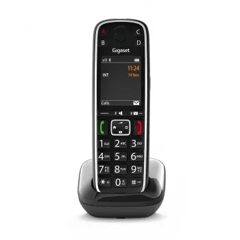 Gigaset E720 Analoog/DECT telefon kõne tuvastusega Must