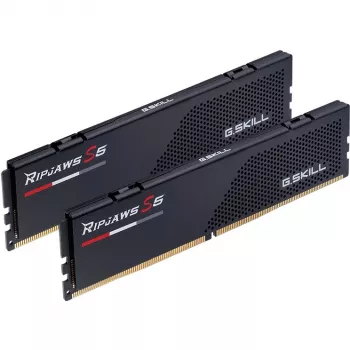 G. Skill Ripjaws S5 64 GB (2 x 32 GB) DDR5 6000 MHz kahe kanaliga komplekt lauaarvuti mälu, must