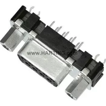 Juhtmeühendus D-Sub 2 Harting 09 66 251 6513