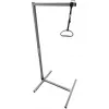 Voodikõrvalpoom MDH LIFT SQUARE POLE reguleeritav kõrgus, terasest, helehall, kõrgus 1720 mm, sügavus 830 mm, laius 750 mm