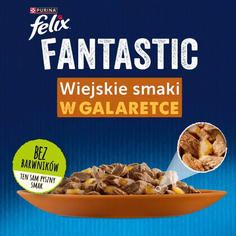 Felix Fantastic küülik, lammas - märgtoit kassidele 340 g (4x 85 g)