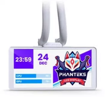 Phanteks Glacier One 360M25 LCD AiO-vedelikjahutus, 6-tolline ekraan - 360 mm, valge