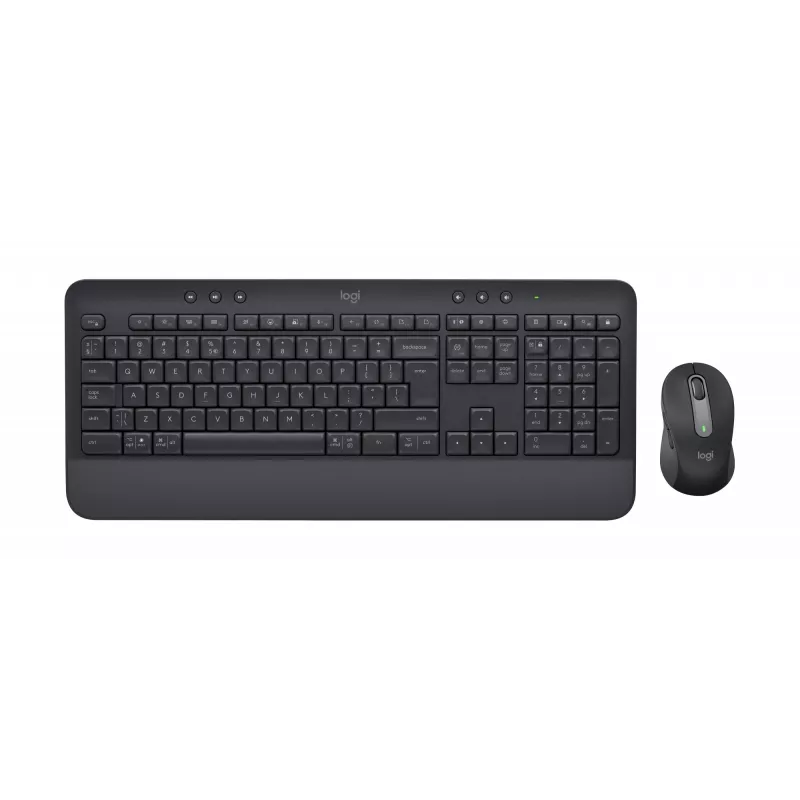 Logitech Signature MK650 for Business - klaviatuuri- ja hiirekomplekt - juhtmevaba - 2,4 GHz, Bluetooth LE - QWERTY - hispaania - grafiit