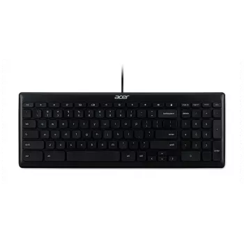Juhtmega USB-klaviatuur Acer GP.KBD11.04F — täissuuruses QWERTY USA rahvusvaheline, must, 1,45 m kaabel