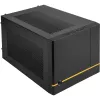 SilverStone SUGO SG14B - torn - Mini-DTX - ilma toiteallikata (ATX / PS/2) - must - USB/Audio (SST-SG14B)