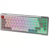 Raijintek MGA-68 mänguklaviatuur, Hejin Magnetic Yellow lülitid, DE paigutus, hõbedane