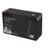 Suletud pliiaku (VRLA) AGM aku roheline Cell 6V 12Ah, 94×151×50 mm, 1,65 kg