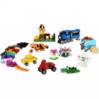 LEGO 10696 Classic Medium Creative Brick Box – Lihtne mänguasjade hoiustamine, värvilised klotsid, ehituskomplekt lastele, poistele ja tüdrukutele alates 4. eluaastast