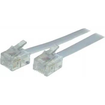 Modulaarne ühenduskaabel ShiverPeaks 70090-W 6/4 Western-pistikuga telefonikaabel