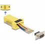 DeLOCK D-Sub 9 pin female to RJ45 female Assembly Kit kollane VGA RJ-45