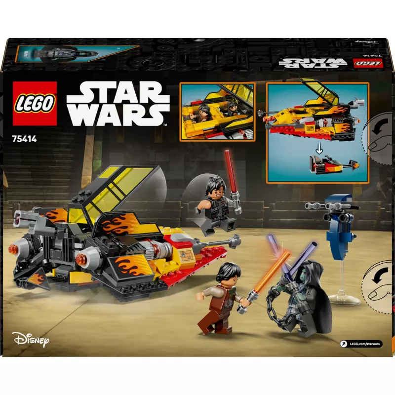 LEGO Star Wars Flame Speeder 75414 lumesõiduki komplekt — 349 tükki, 3 minifiguuri, vanusele 7+
