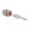 Keystone-moodul DELOCK 86404 — RJ-45 hõbedane, 38.5×22.3×17.3 mm