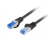 Võrgukaabel LANBERG PCF6A-10CC-2000-BK Cat6a S/FTP RJ-45 20 m Must
