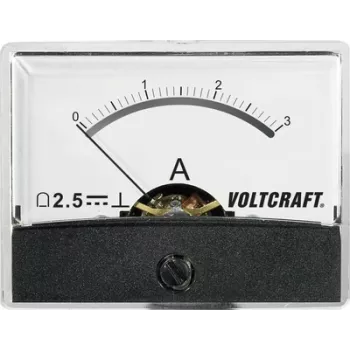 Voltcraft AM-60X46/3A/DC paigaldusmõõteriist AM-60X46/3A/DC 3 A pöördpoolmõõtur (AM-60X46/3A/DC)