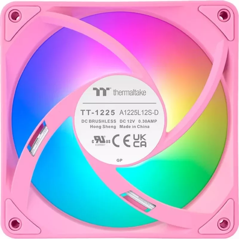 Thermaltake CT120 EX ARGB 120mm Roosa 3-Pack Korpusventilaatorid
