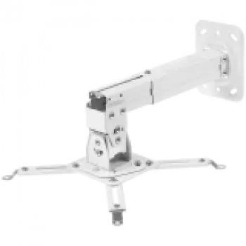 Lae/seina projektorikinnitus ONKRON K3A — valge, max koormus 10 kg, 130×390×102 mm
