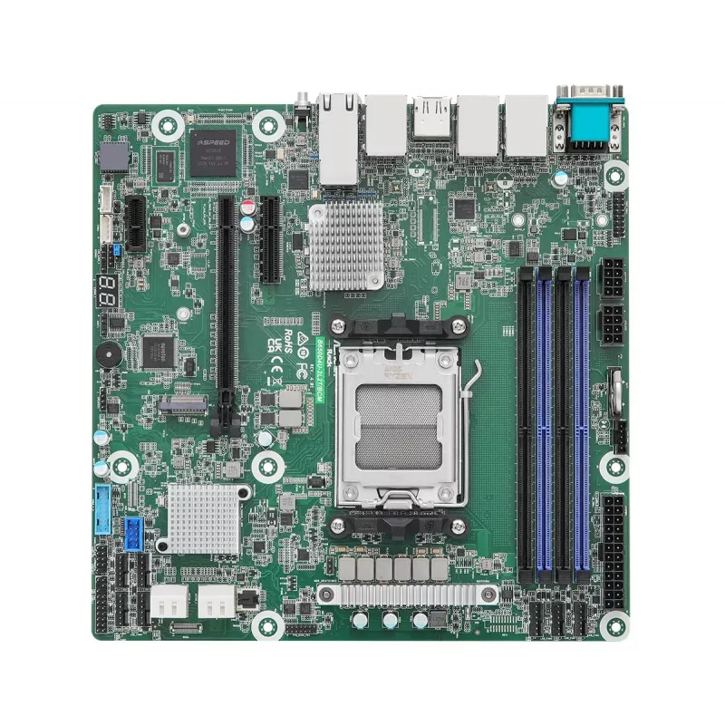 ASRock B650D4U-2L2T/BCM emaplaat AMD B650 Express Socket AM5 micro ATX