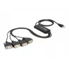 DeLock USB2.0 > 4 x Serial Adapter - Jadasiadapter - USB - RS-232 x 4 (61887)
