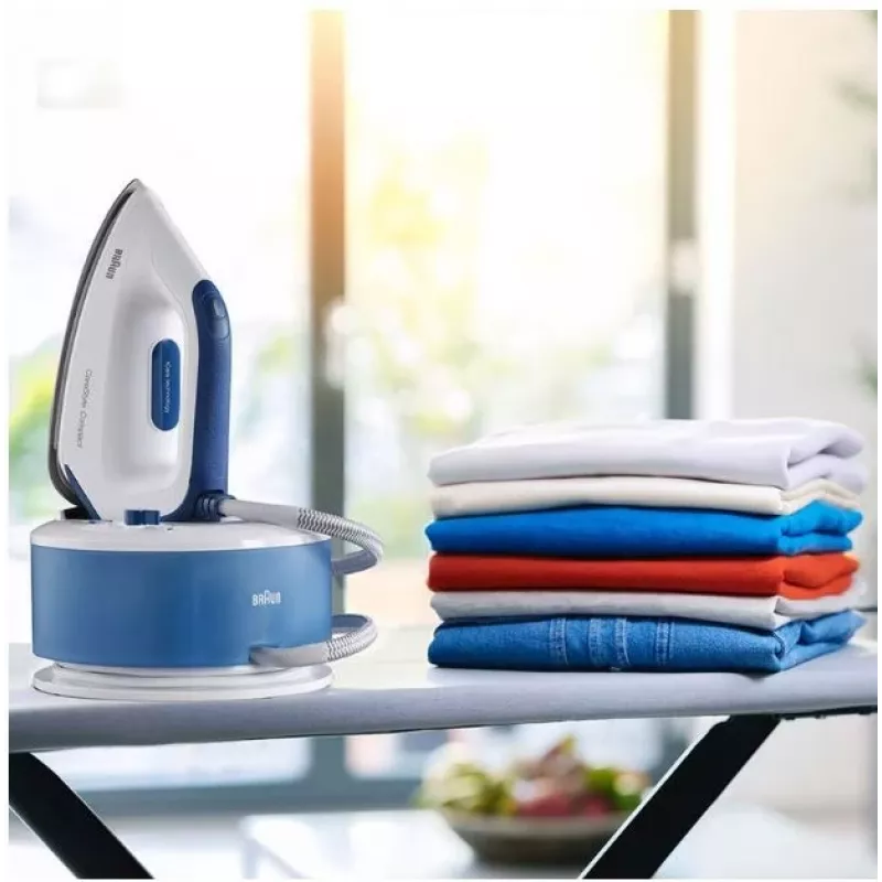 Braun CareStyle Compact IS 2143 BL 2400 W 1.5 L EloxalPlus tald Sinine, Valge