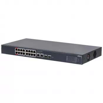 Dahua Technology SG4020LP võrgukommutaator Hallatav L2 Gigabit Ethernet (10/100/1000) Toide Etherneti kaudu (PoE) Must