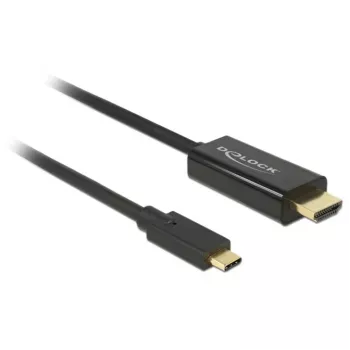 Video kaabliadapter DeLOCK 85260 USB USB-C HDMI 3 m Must