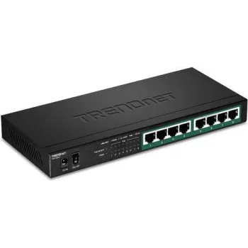 TRENDnet TPE TG83 - Lüli - 8 x 10/100/1000 (PoE+) - Lauaarvutile, seinakinnitatav - PoE+ (65 W)