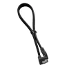 CableMod ModMesh parema nurga SATA 3 kaabel 30cm - must