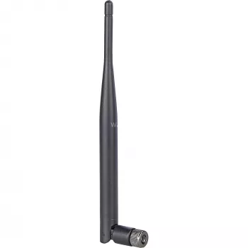 DeLOCK WLAN-antenn - antenn - 5 dBi (2,5 GHz jaoks), 5 dBi (5,825 GHz jaoks) - mitmesuunaline - must (88393)