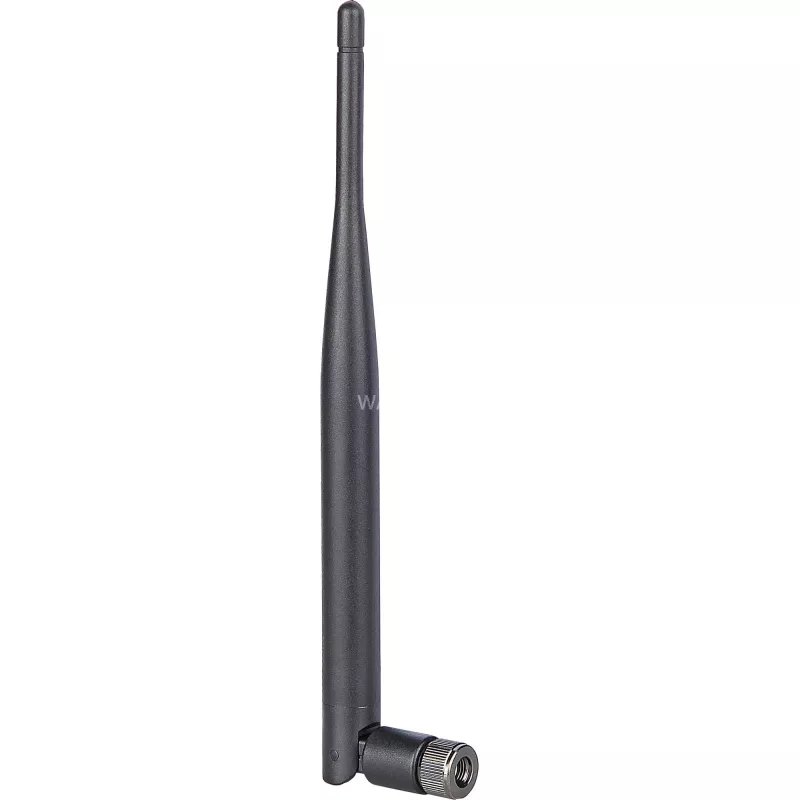 DeLOCK WLAN-antenn - antenn - 5 dBi (2,5 GHz jaoks), 5 dBi (5,825 GHz jaoks) - mitmesuunaline - must (88393)