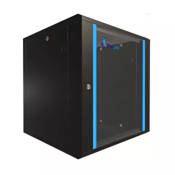 Seinale kinnitatav riiul Extralink Rackmount kapp 12U 600x600 Must