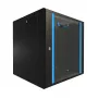Seinale kinnitatav riiul Extralink Rackmount kapp 12U 600x600 Must