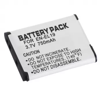 Leitav kaamera aku Extra Digital EN-EL19 3,7 V 1050 mAh ühilduvatele Nikon kaameratele