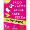 Taco Cat Goat Cheese Pizza: Voll verdreht, kaardimäng