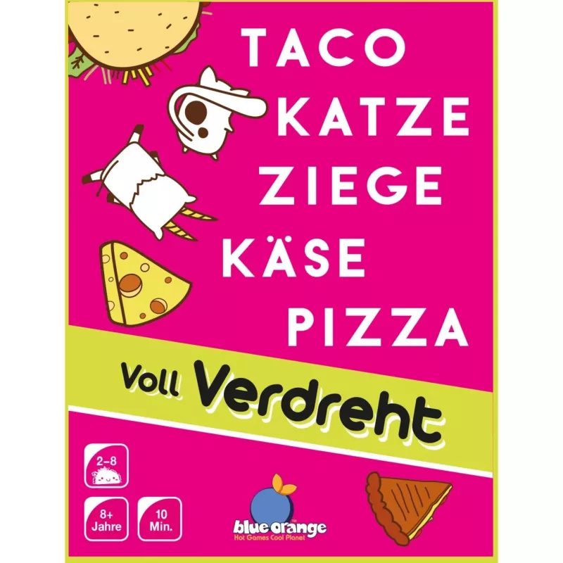Taco Cat Goat Cheese Pizza: Voll verdreht, kaardimäng