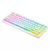 Mängurklaviatuur Savio Phenix Valge GAT RED PUD Juhtmega Juhtmevaba USB Bluetooth RGB LED