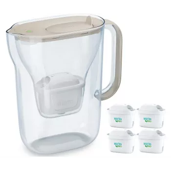 Veefiltrikann BRITA Style Essential 2,4 l nelja liivafiltrikassetiga