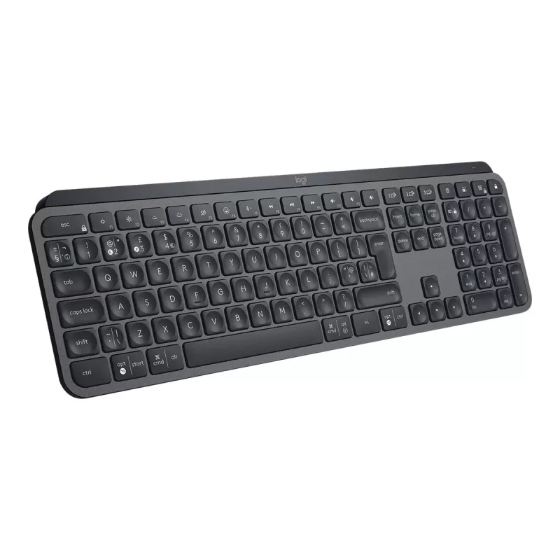 Logitech MX Keys for Business - klaviatuur - taustvalgustusega - juhtmevaba - Bluetooth, 2,4 GHz - QWERTY - GB - grafiit (920-010250)
