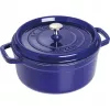 Staub 24 cm ümmargune malmkookott tumesinine