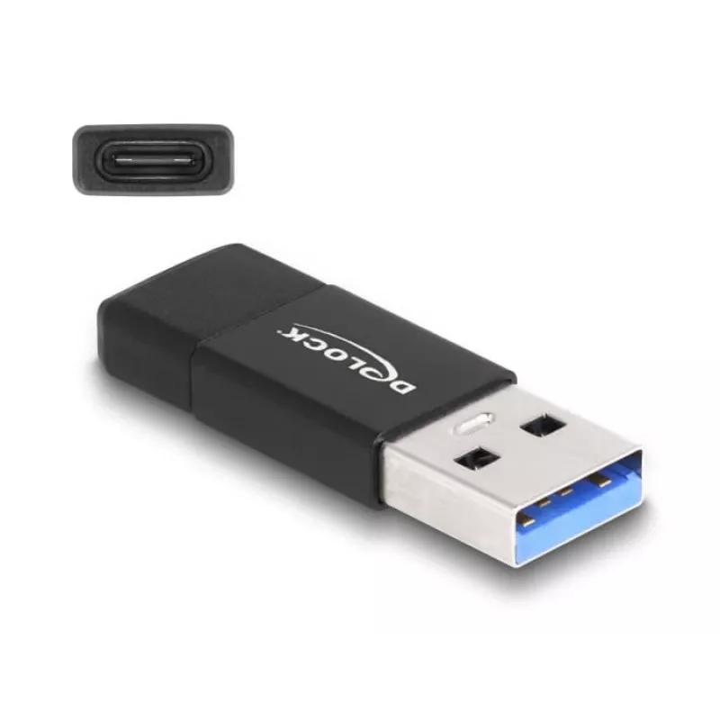DeLOCK 60001 kaabli soomuundur USB A USB C must