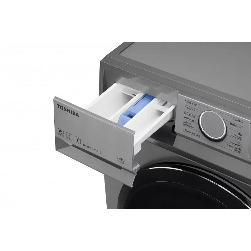 Õhuke pesumasin Toshiba TW-BL80A2PL(SS), 8 kg