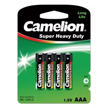 Ühekordne patarei Camelion R03P-BP4G AAA tsink-süsinik