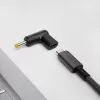 Kaabli soovahetaja Akyga AK-ND-C04 USB-C kuni 4,0 x 1,7 mm Must