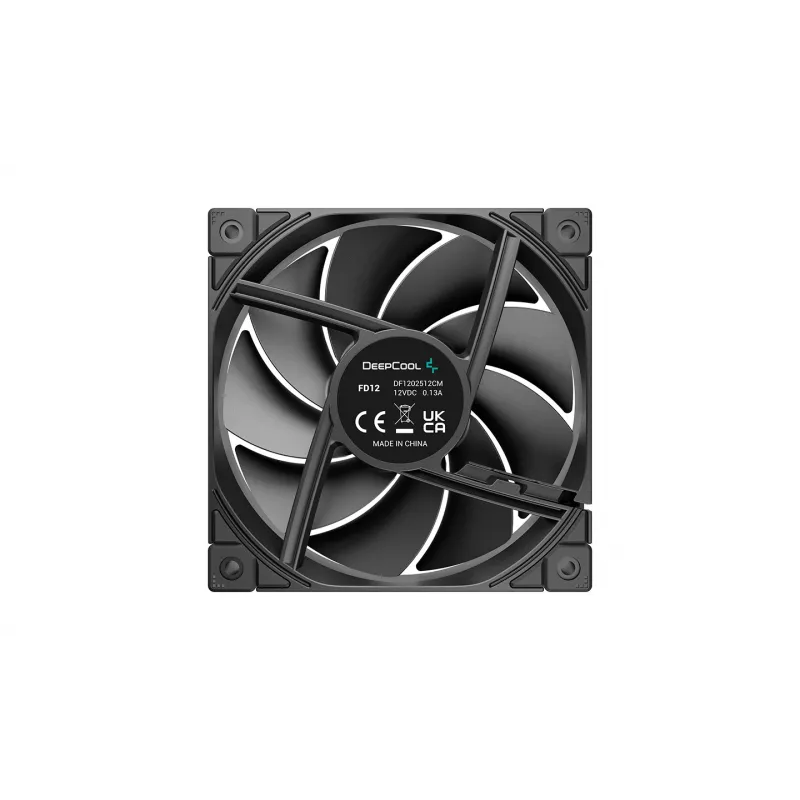 Ventilaator DeepCool FD12 12 cm Must 400-2050 RPM 109 m³/h