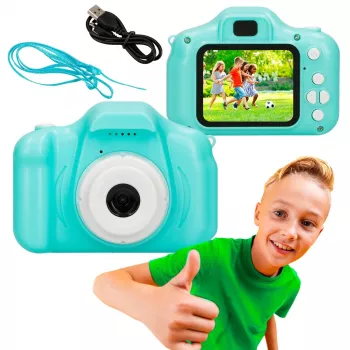 Extralink lastekaamera H20 sinine, 1080p 30 kaadrit/s, 2,0 inch ekraan