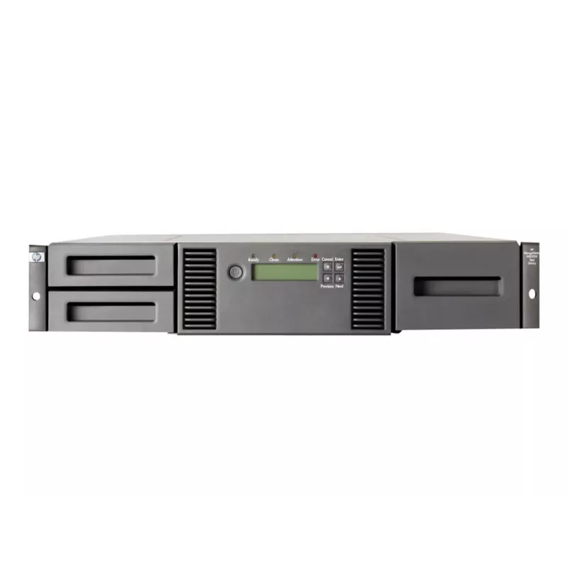 Hewlett Packard Enterprise HPE StorageWorks MSL2024 - linditeek - LTO Ultrium - maksimaalne seadmete arv: 2 - Rack - rack-mountable - 2U - vöötkoodilugeja - ProLiant DL120 jaoks