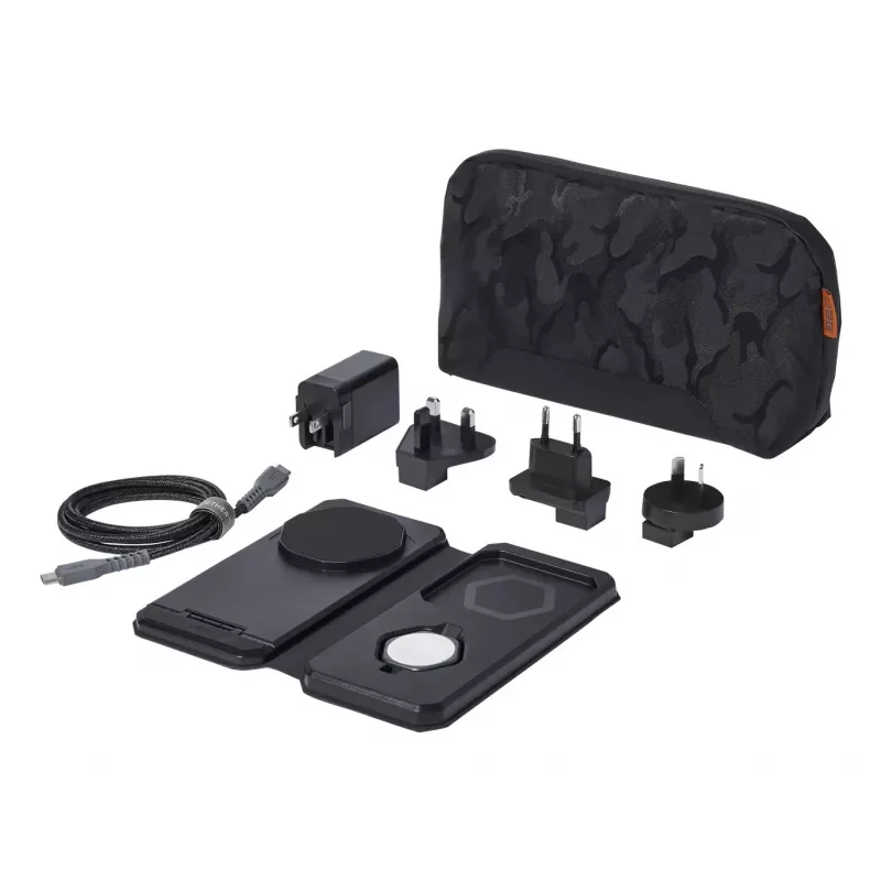 3-in-1 kõrvaklapid Urban Armor Gear SRGE juhtmevaba laadimine must hall