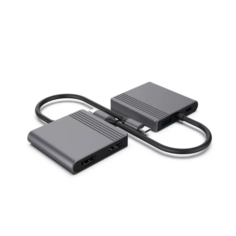 SISEND/VÄLJUNDADAPTER USB-C HDMI/USB3/3-IN-1 A-CM-COMBO3-04 GEMBIRD