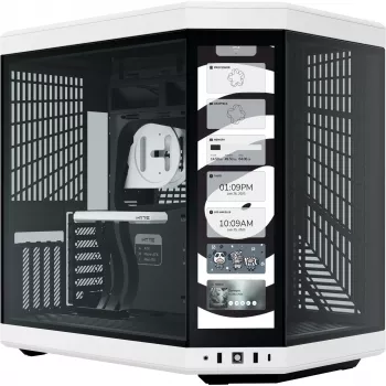 HYTE Y70 Touch Infinite Midi Tower Must, Valge