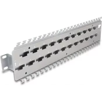 Kaablihalduspaneel DeLOCK 67070 Metallhall 19 tolli
